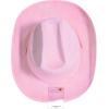 Beistle Purple Velour Cowboy Hat – Western Costume Headwear with Adjustable Chin Strap, Country Theme Accessory for Rodeo Parties, Ranch Events, Photo Booth Props, and Themed Displays(Pink)