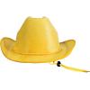 Beistle Purple Velour Cowboy Hat – Western Costume Headwear with Adjustable Chin Strap, Country Theme Accessory for Rodeo Parties, Ranch Events, Photo Booth Props, and Themed Displays(Yellow)