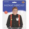 Instant Nerd Kit (Includes: Taped Eyeglasses, Pocket Protector & Nerd Squad Button) Party Accessory  (1 count) (1/Pk