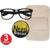 Instant Nerd Kit (Includes: Taped Eyeglasses, Pocket Protector & Nerd Squad Button) Party Accessory  (1 count) (1/Pk