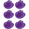 Beistle Miniature Plastic Cowboy Hats(Purple)