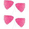 Beistle Pink Poly Shakers – 4 Pack, Handheld Plastic Cheer Shakers, Lightweight Spirit Accessories for Stage Performances, Themed Events, Pep Rallies, Photo Booth Props & Decorative Displays, 12″