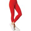 Beistle Red Footless Tights – Adult Stretchy Polyester Costume Leggings, Solid Color Tights for Halloween Costumes, Stage Performances, Themed Events, Outfit Photo Booth Styling & Event Wear