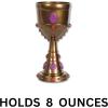 Beistle Plastic Jeweled Goblet(Modern)