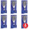 Beistle Trophy Cup Awards – 6 Pack, Silver Metallic Trophy Cups on Black Base, Classic Recognition Display for Sports Events & Team Recognition, Celebrations & Award Ceremonies, 8½”