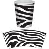 Beistle 9 Oz Jungle Themed Zebra Print Beverage Cups – 12 Pack(8/Pkg)