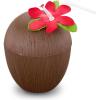 Beistle Company – Coconut Cup with Cover and Straw – Standard