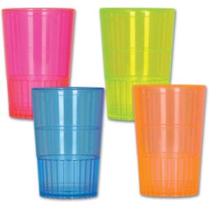 Neon Shot Glasses (asstd Colors) (8/Pkg)