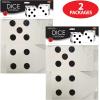 Beistle 4 Piece Paper Dice Card Boxes For Casino Theme Party Supplies, Table Décor, Made In USA Since 1900