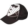 Beistle Black Tux Cap – Bachelor Outfit for Groom, Bachelor Party Baseball Hat, Novelty Marriage Hats, Wedding Gifts, Bridal Shower Accessories, One Size Fits Most