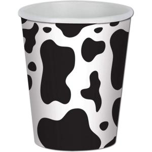 Beistle Cow Print 9Oz Cups (8 Pack)