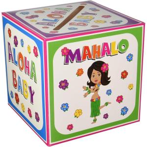 Hula Baby Card Box Party Accessory (1 count) (1/Pkg)(Hula Baby Card Box)