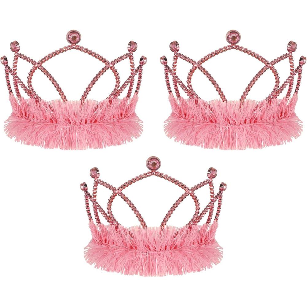 image:imageBeistle Pink Plastic TiarasPink