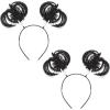 Beistle Pink Plastic Tiaras(Black)