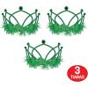 Beistle Pink Plastic Tiaras(Green)
