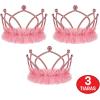 Beistle Pink Plastic Tiaras(Pink)