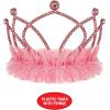 Beistle Pink Plastic Tiaras(Pink)