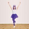 Beistle Purple Plastic Tiaras – 3 Pack, Crown Headpieces with Metallic Fringe, Spirit Headwear for Stage Performances, Halloween Costumes, Photo Booth Props, Themed Events & Novelty Party Wear