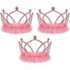 Beistle Pink Plastic Tiaras(Pink)