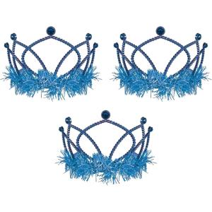 Beistle Pink Plastic Tiaras(Blue)