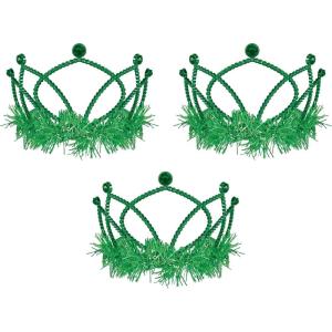 Beistle Pink Plastic Tiaras(Green)