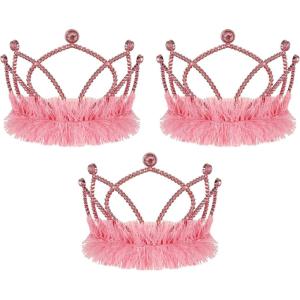 Beistle Pink Plastic Tiaras(Pink)