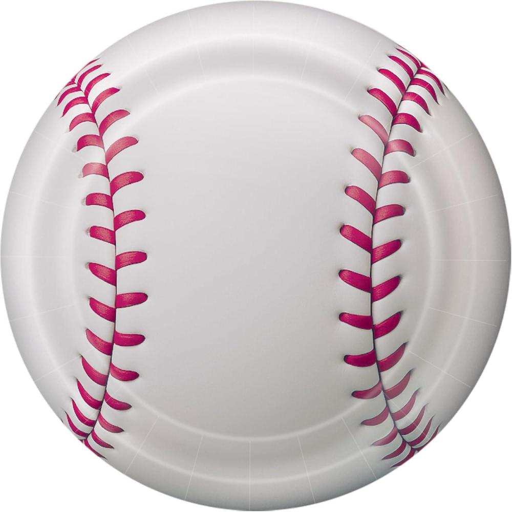 image:imageBeistle Baseball Paper Plates 16 Pack SportsThemed Round Disposable Tableware with Realistic Baseball Design Event Table Dcor for Watch Parties Team Celebrations amp Athletic Displays 9