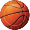 Beistle Basketball Paper Plates – 16 Pack, Sports-Themed Round Disposable Tableware with Realistic Basketball Design, Event Table Décor for Watch Parties, Team Celebrations & Athletic Displays, 9″