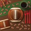 Beistle Football Paper Plates – 16 Pack, Sports-Themed Round Disposable Tableware with Realistic Football Design, Event Table Décor for Watch Parties, Team Celebrations & Touchdown Displays, 9″