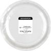 Beistle Graduation Paper Plates – 16 Pack, White and Silver Congrats Grad Disposable Party Tableware with Cap and Diploma Design, Round Dessert Plates for Commencement Celebrations & Parties, 7″