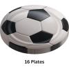 Beistle Soccer Paper Plates – 16 Pack, Sports-Themed Round Disposable Tableware with Realistic Soccer Ball Design, Event Table Décor for Watch Parties, Team Celebrations & Athletic Displays, 9″