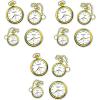 Beistle , 12 Piece Clock Cutouts, 10″-12.75″, Black/White/Yellow(clock cutouts)