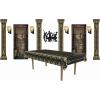 Beistle 1920’s Themed Party Decoration Kit – 2 Black & Gold Table Covers, 4 Roaring 20’s Columns, Mardi Gras Jazz Band Mural, 2 Speakeasy Door Covers, 4 Award Night Wall Sconces – Hollywood Decor