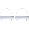 Beistle Celebration Arch- Plastic Decorative Arch Kit for Balloons, Garland & Party Décor- Includes 4 Poles, 3 Connectors & 2 Clamps- Perfect for Weddings, Birthdays, Showers & Special Events, 11’(2 piece)