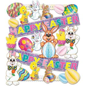 Beistle 36 CT Easter Decorating Kit