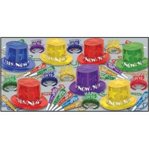 Beistle New Year Star Assorted Party Kit for 50