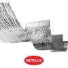 Beistle Silver Metallic Ceiling Streamers – 2 Pack Fringe Party Decorations for Birthdays, New Year’s Eve, Weddings, Anniversaries and Celebrations, Shimmering Foil with Tape for Hanging, 19.5” x 16’