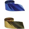 Beistle Metallic Streamer Rolls – 2 Pack, Gold and Blue Foil Party Streamers, Decorative Trim for Birthdays, Anniversaries, Graduations, Holiday Events, Patriotic Themes & Special Occasions, 2″ x 200′
