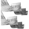 Beistle Silver Metallic Ceiling Streamers – 2 Pack Fringe Party Decorations for Birthdays, New Year’s Eve, Weddings, Anniversaries and Celebrations, Shimmering Foil with Tape for Hanging, 19.5” x 16’