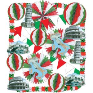 Beistle 23-Piece Italian Party Decorating Kit
