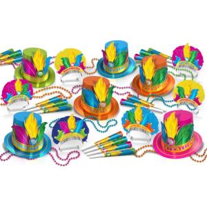 The Beistle Company Rio New Year Party Kit | Assorted | Pack for 50