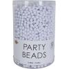 Beistle Blue Party Beads – 50 Pack, Bulk Plastic Bead Necklaces, Lightweight Costume Accessories for Mardi Gras, New Year’s Eve, Themed Parties, Stage Styling, Photo Booth Props & Event Décor, 33”(White)
