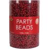 Beistle Blue Party Beads – 50 Pack, Bulk Plastic Bead Necklaces, Lightweight Costume Accessories for Mardi Gras, New Year’s Eve, Themed Parties, Stage Styling, Photo Booth Props & Event Décor, 33”(Red)