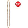 Beistle Blue Party Beads – 50 Pack, Bulk Plastic Bead Necklaces, Lightweight Costume Accessories for Mardi Gras, New Year’s Eve, Themed Parties, Stage Styling, Photo Booth Props & Event Décor, 33”(Orange)