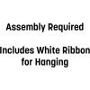Beistle Foil Grad Streamer – Gold Letter Banner with White Ribbon, Metallic Foil-Mounted Cardstock Letters, Graduation Party Decor for Grads, Ceremonies, Commencements & Celebrations, 12¼” x 3′ 6″