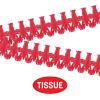 Beistle Lobster Garland – Red Tissue Paper Hanging Decoration, Nautical Seafood-Themed Festooning, Wall, Table & Ceiling Décor for Coastal Events, Summer Parties, and Mardi Gras Celebrations, 9″ x 14′