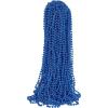 Beistle Blue Party Beads – 50 Pack, Bulk Plastic Bead Necklaces, Lightweight Costume Accessories for Mardi Gras, New Year’s Eve, Themed Parties, Stage Styling, Photo Booth Props & Event Décor, 33”(Blue)