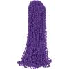 Beistle Blue Party Beads – 50 Pack, Bulk Plastic Bead Necklaces, Lightweight Costume Accessories for Mardi Gras, New Year’s Eve, Themed Parties, Stage Styling, Photo Booth Props & Event Décor, 33”(Purple)