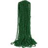 Beistle Blue Party Beads – 50 Pack, Bulk Plastic Bead Necklaces, Lightweight Costume Accessories for Mardi Gras, New Year’s Eve, Themed Parties, Stage Styling, Photo Booth Props & Event Décor, 33”(Green)