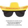 Beistle 2 Piece Plastic Novelty Sombrero Glasses, Fiesta Party Supplies For Cinco De Mayo Photo Booth, Mexican Theme Décor